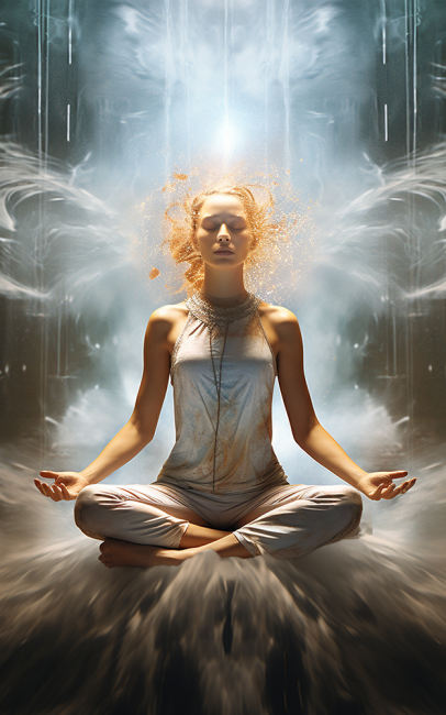 Awakening Mind - Printable image 5"X8" 300dpi digital download